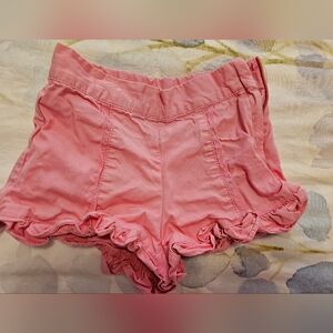 Pink Ruffled Crop Top